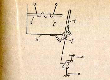 Рис. 67. Кинематическая схема реле боксования электросекции С3 :