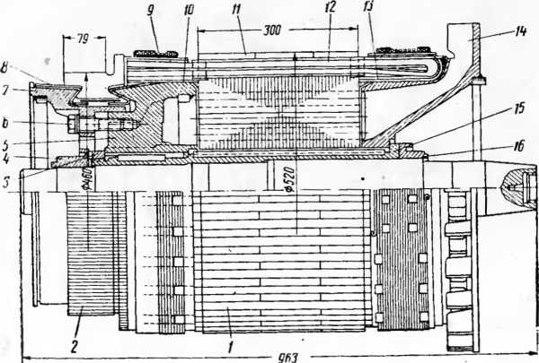 Рис. 26. Якорь двигателя ДК-106Б