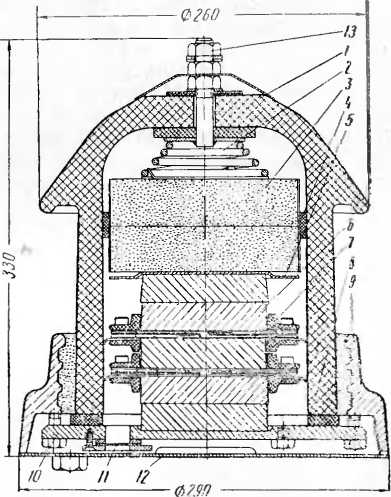 Рис. 70. Вилитовый разрядник типа РМБПЭ-3,3