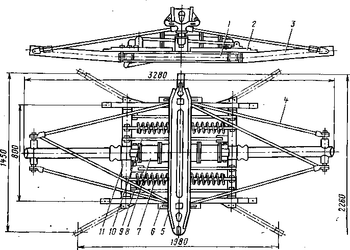 Рис. 74. Токоприемник Л-13У: