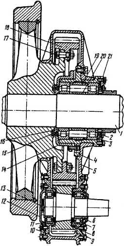 Рис. 1.62. Редуктор электропоезда ЭР2: 