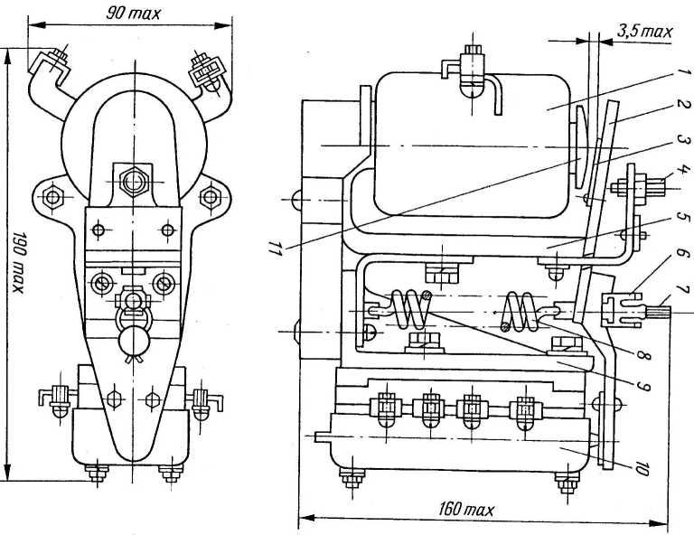 Рис. 5.17. Промежуточное реле РП-8-02: