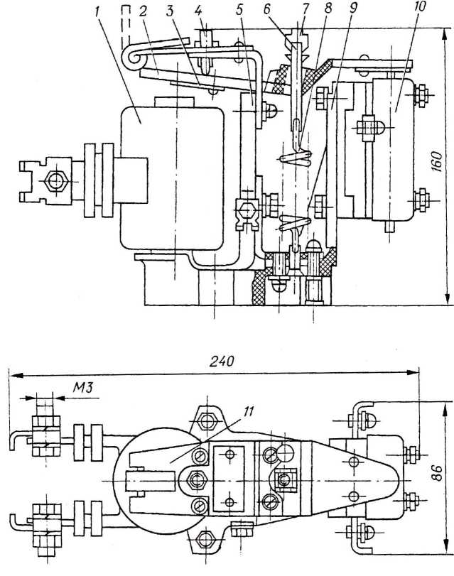 Рис. 5.20. Реле перегрузки РТ-16-01: 