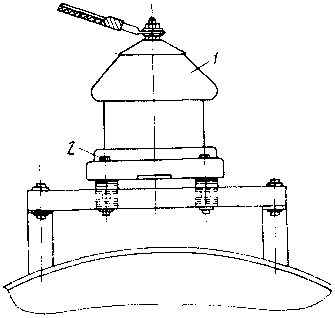 Рис. 48. Установка разрядника: