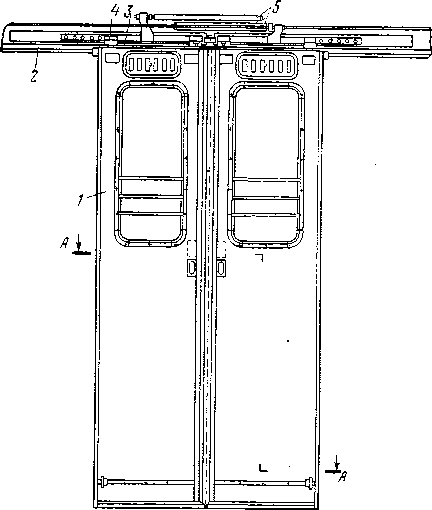 Рис. 2. Наружные раздвижные двери